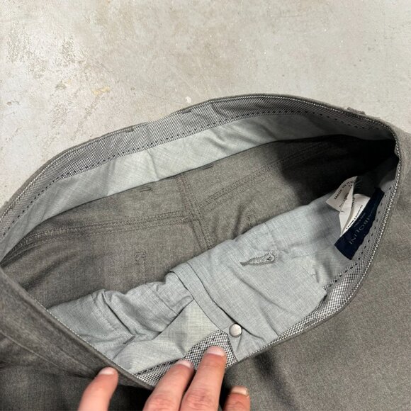 Tombolini 100% Wool Trousers Brown Pants 5 Pocket Chinos Made in Italy 32x31 - Picture 5 of 12